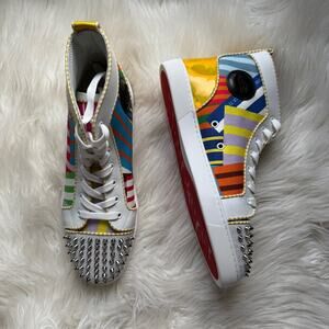 NWT • Christian Louboutin Orlato Spiked Sneakers Size: 44.5